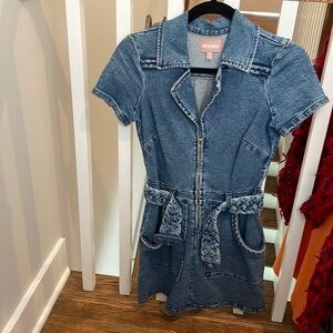 Worn once. Show me your MuMu cute jean dress